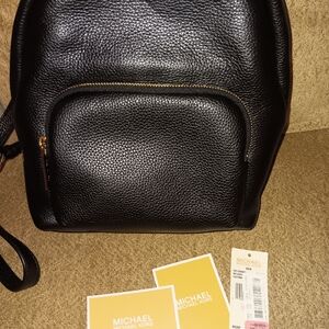 Michael Kors black backpack